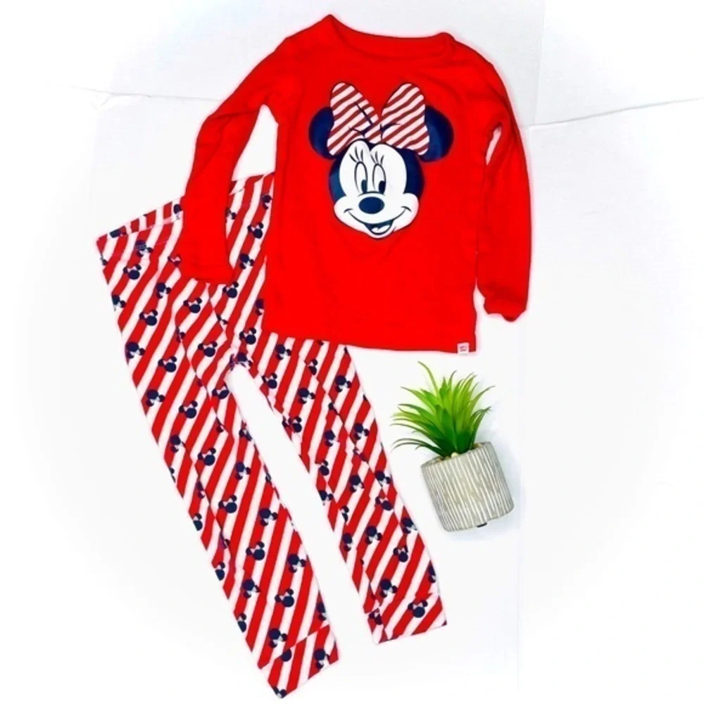 𝅺gap x Disney Minnie Mouse Striped Pajama Set